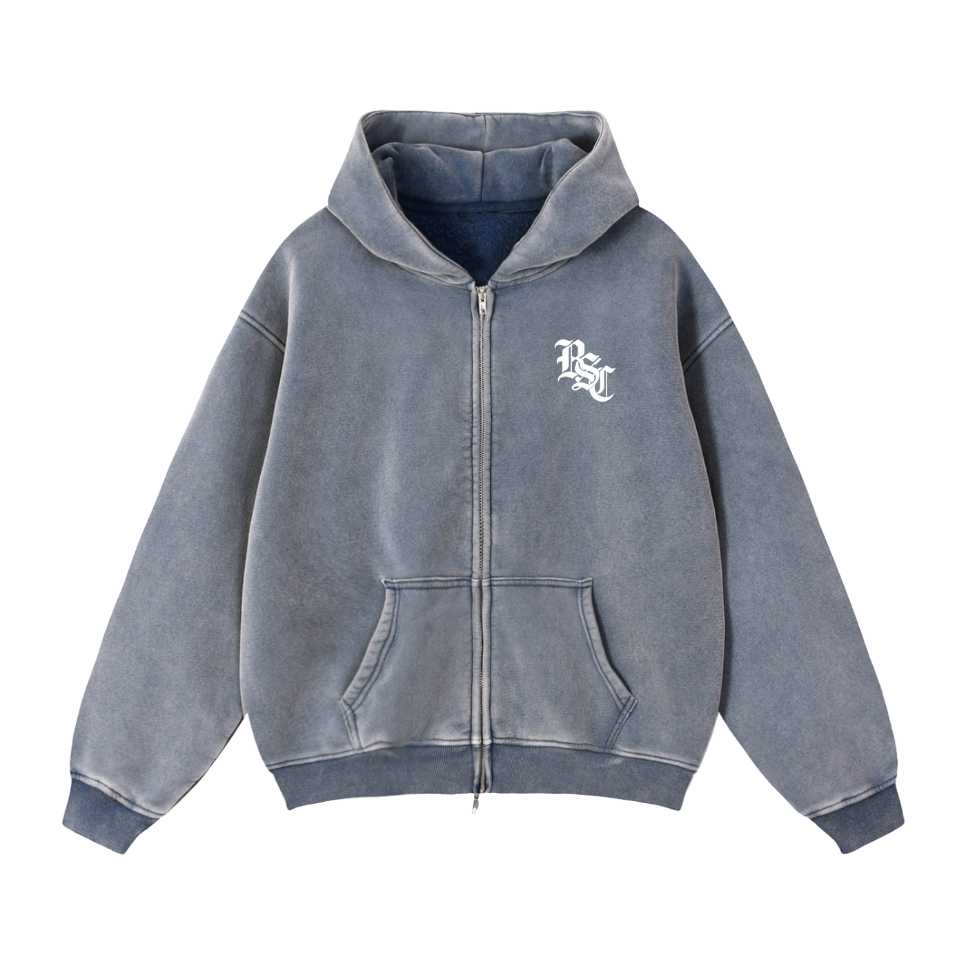BSC Zip-Through Boxy Fleece Hoodie