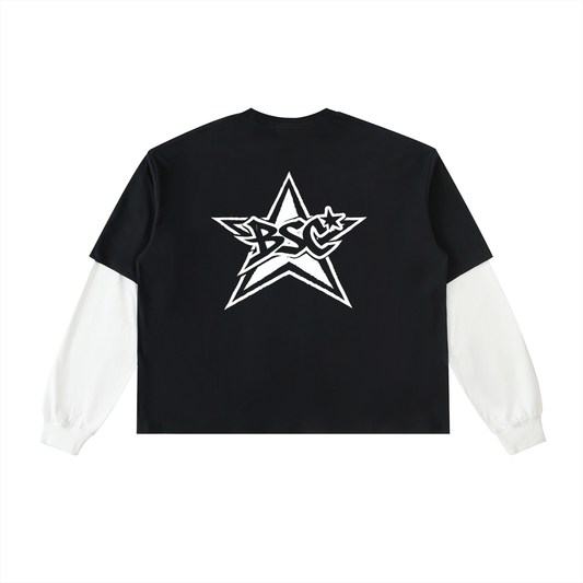 Double Layer Oversized Cotton Tee