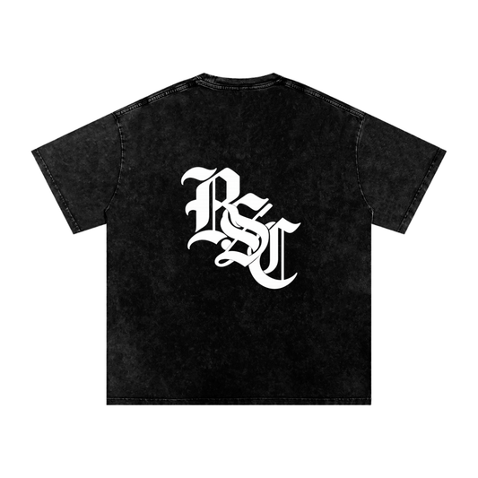 BSC Snow Washed Oversized Cotton T-Shirt