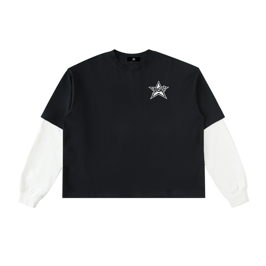 Double Layer Oversized Cotton Tee