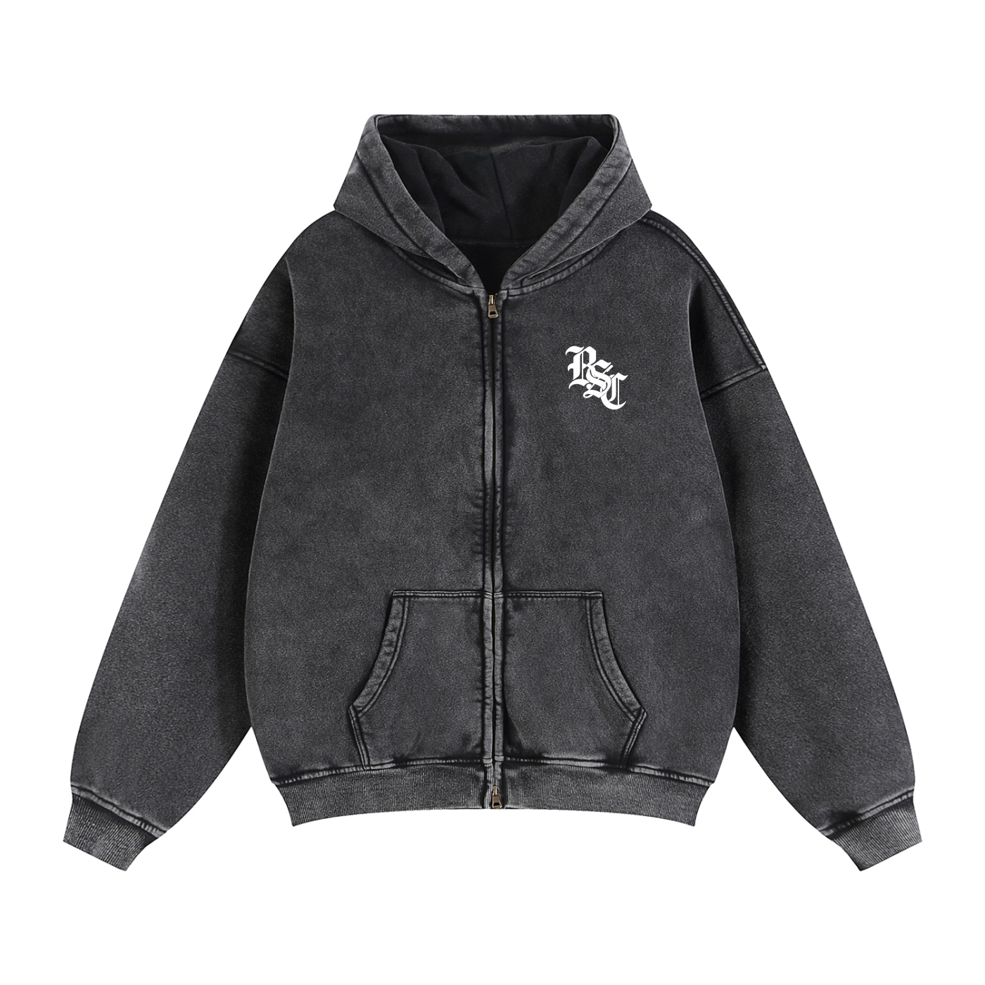 BSC Zip-Through Boxy Fleece Hoodie